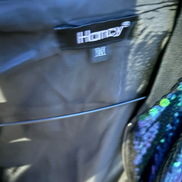 Women’s sequin bomber style jacket by Hancy - Picture 5 of 5